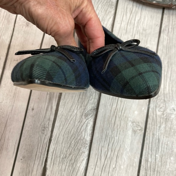 J. Crew Black Watch Plaid Flats - Picture 10 of 11